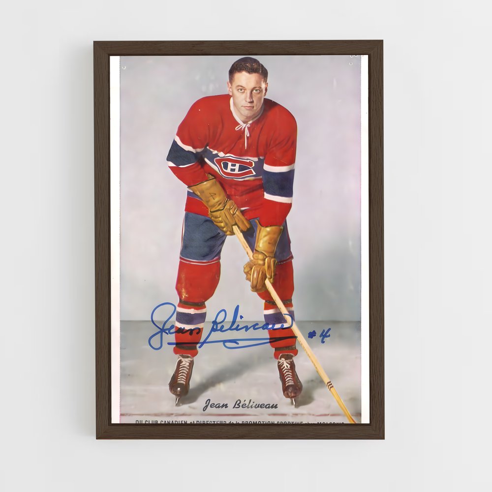 Poster L'Esprit de Jean Béliveau – affiche Hockey sur glace (vue 5)